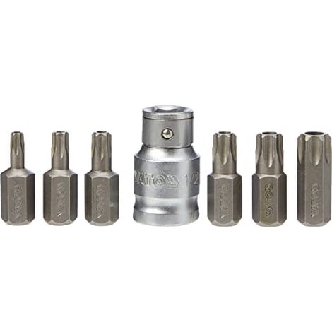 Set di 7 punte per cacciavite di sicurezza Torx / YT-0416 / yato (1/3)
