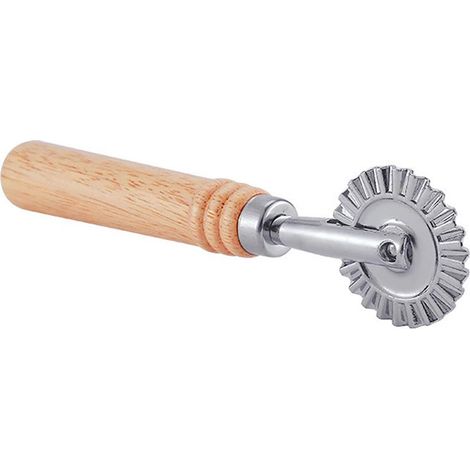 Set taglia-pasta e pressa per ravioli e lasagne, con manico in legno, ideale per ravioli e lasagne. (1/5)