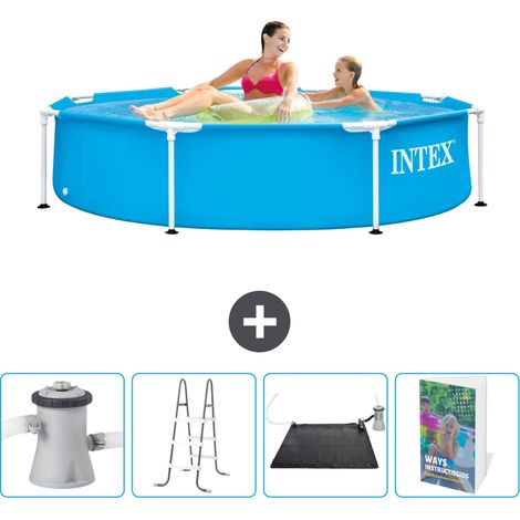 Intex Piscine Tubulaire Ronde - 244x51 cm - 5-pièces  SCB128 (1/5)