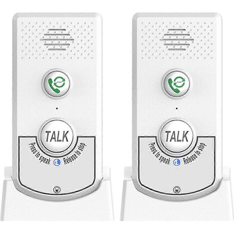 Interphone vocal bidirectionnel sans fil longue portée pour maison et appel de personnes âgées (1/5)