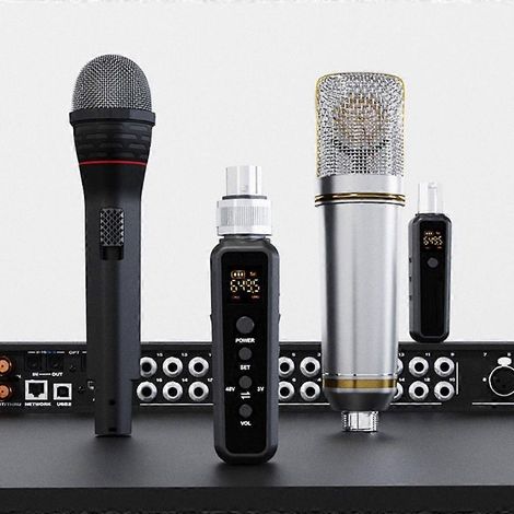 Adaptateurs et convertisseurs pour microphones filaires et sans fil, émetteurs et récepteurs (1/4)