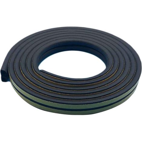Joint Détachable Pour Fenêtre - Joint D En Caoutchouc EPDM - Étanchéité Acoustique Et Thermique Pour Portes Et Fenêtres - 10 M (1/3)