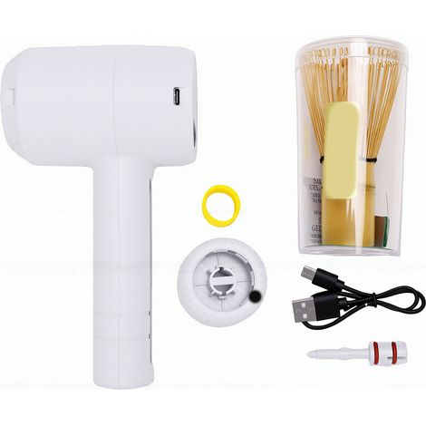 Kit de mélangeur de poudre de mousseur portatif Rechargeable de fouet électrique de Matcha pour le bureau à la maison de lait de cacao (1/5)