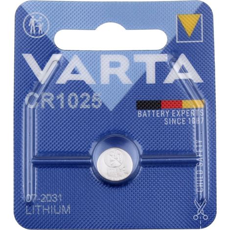 Varta - cr1025 pilas de botón litio - 6125101401 - 4008496979363