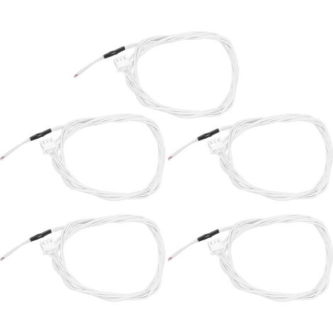 5PCS Sonde Thermistance 100KΩ Haute Précision Fil Capteur Température Câble Long pour Imprimante 3D (1/5)