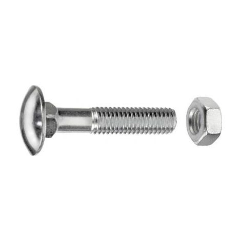 Schlossschrauben M8 x 140 mm, 25 Stück Schlossschrauben (1/3)