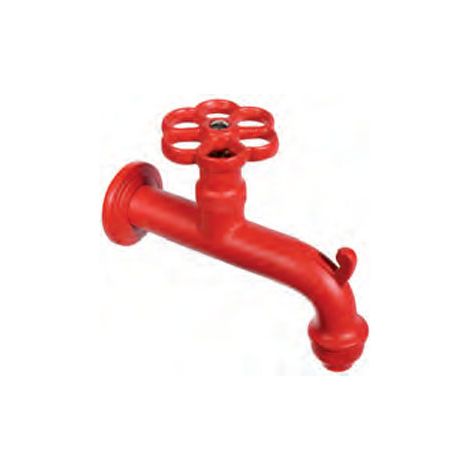 Rubinetto Colorato per Fontana da Giardino in Ottone Belfer RUB/022 Rosso