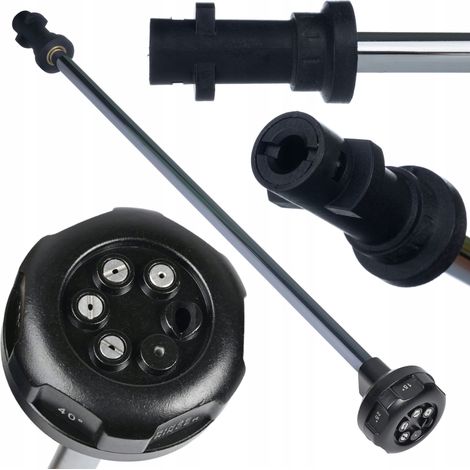 Lance de Rechange 6 Positions – Compatible avec Nettoyeurs Karcher K2-K7 Montage Bayonet  45 cm Réglable 0° 15° 25° 40° LOW  Multi-usages