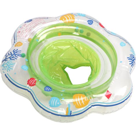Aufblasbarer Babyschwimmsitz, tragbar, faltbar und sicher, dicke Babyschwimmhilfe, Schwimmbadzubehör (1/4)