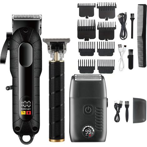 Tondeuse à cheveux électrique (noire) (1/4)