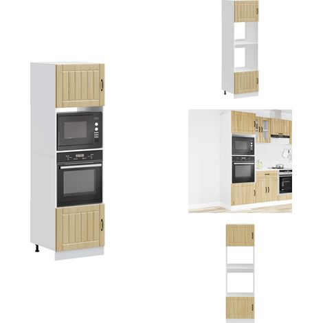 Armoires de four 2 pcs Kalmar chêne sonoma bois d'ingénierie - Armoire De Four - Armoires De Four - Unité De Four - Unité De Four De Cuisine (1/5)