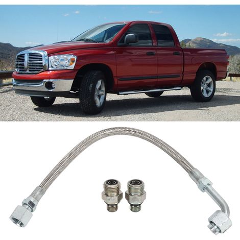 La conduite de carburant de turbine 3935821 avec connecteur est destinée aux Dodge Ram Cummins 5.9L 24V 98-02 (numéro de pièce : TU-OFLT02). (1/5)