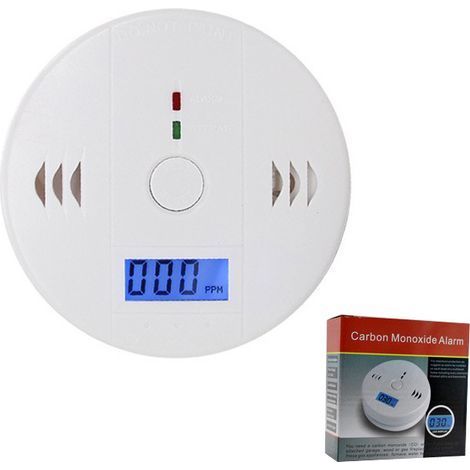 digital carbon monoxide detector (CO detector), battery operated (1/5)
