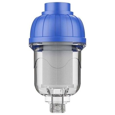 Filtre Calcaire Douche, 1/2" Adoucisseur D'eau Anti Calcaire, Filtre Douche avec Tamis en Acier Inoxydable, Diltre à Eau pour Chauffe-eau, Douches, Machines à Laver, Robinets