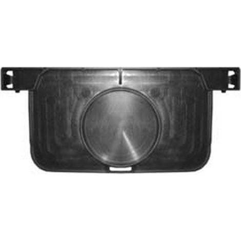2PZ TAPPO IN ABS PER CANALETTA - cm.13x15h. - ø cm.5-7,5
