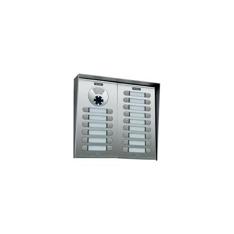Visera para cajas de empotrar doble, protección contra lluvia y nieve, serie compatible.