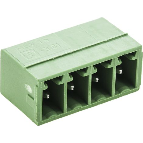 Embase pour CI Phoenix Contact, MCV 1.5/ 4-G-3.81, 4 pôles , 3.81mm 1 rangée, 8.0A, Droit