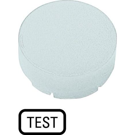 Verrine pour boutons-poussoirs saillante blanche TEST EATON M22-XDLH-W-GB9