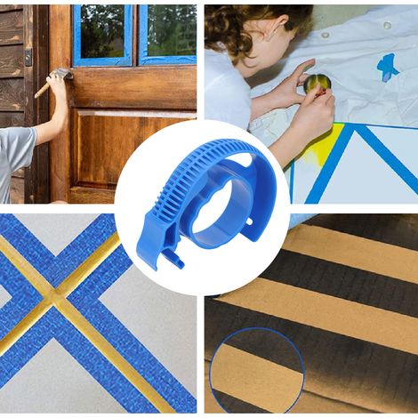 Outil à joint de carrelage MFB-blue, applicateur de ruban adhésif pour joint de carrelage de 25 mm de large, machine à ruban adhésif, distributeur de ruban adhésif (1/5)