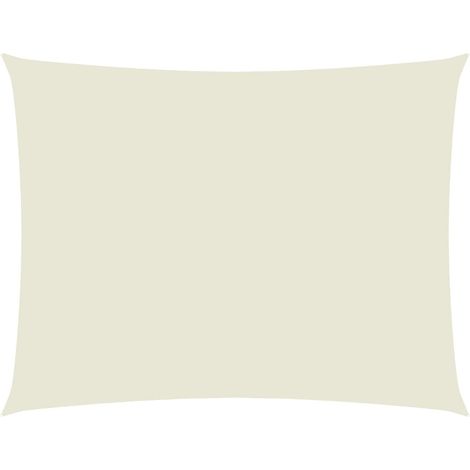 Maison Exclusive - Parasole a Vela Oxford Rettangolare 3,5x4,5 m Crema