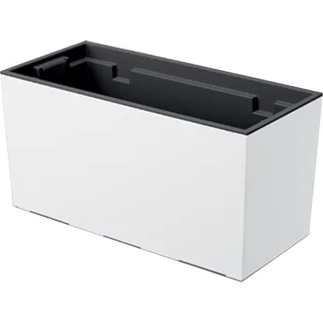Maceta rectangular Urbi DUC400 con inserto  Blanca (1/5)