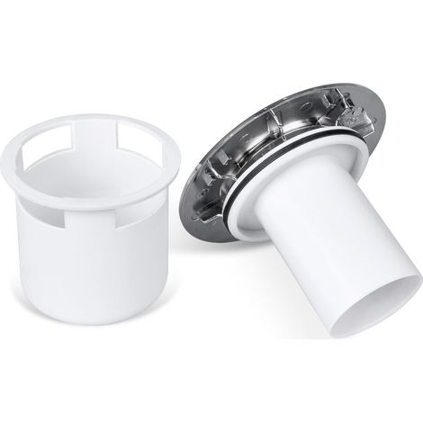 couvercle de rechange pour siphon de douche 115 mm, couvercle chromé, débit rapide, vidange bac douche