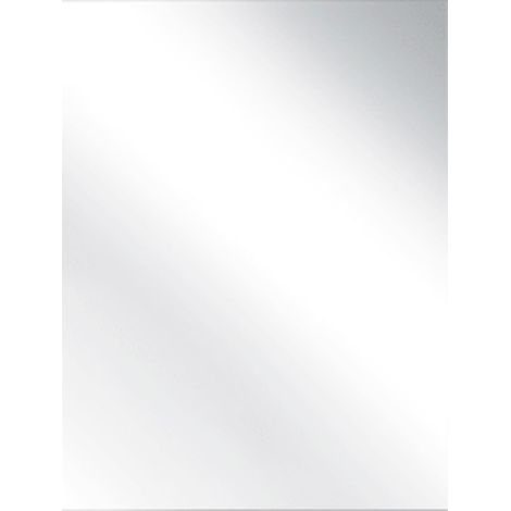 Specchio Rettangolare Filolucido Con Vetro Da 5 mm Bordi a 90° Installazione Verticale e Orizzontale Reversibile Con Pellicola Antiesplosione e Ganci Inclusi Design Moderno Per Bagno Casa 70 X 110 Cm (1/5)