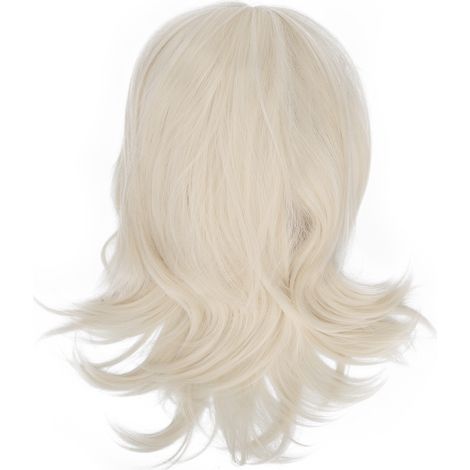 Perruque femme cheveux synthétiques naturelle, douce & résistante à la chaleur, pour fête, Halloween, cosplay (1/5)