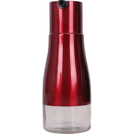 Distributeur Dhuile - Acier Inoxydable Et Verre Sans Plomb - Pour Cuisine Maison Ou Restaurant - 500 Ml (1/5)