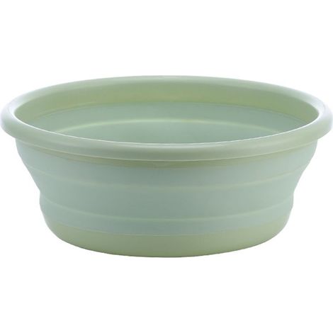 Zusammenklappbares Abtropftablett – BPA-freies PP+TPR-Silikon – Für Küche, Camping und Outdoor-Aktivitäten – Maße (aufgeklappt): 25 x 25 x 9,5 cm – 1 Stück (1/5)