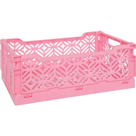 Klappbare Steige Arry rosa 31x20x11,5cm - Atmosphera créateur d'intérieur (1/5)