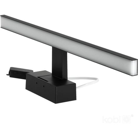 Applique murale LED 10W 4000K noire (1/5)