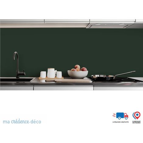 Crédence : Vert sapin RAL 6009 - Alu composite - 60 - 120 (1/3)