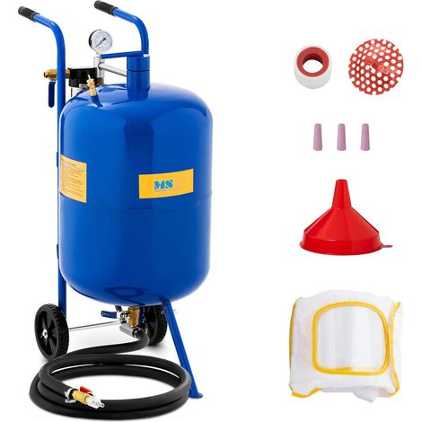 Sabbiatrice mobile, sabbiatrice a sifone su ruote, 79 L RSU