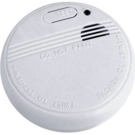 Champ rilevatore di fumo ottico a batterie 9V fissaggio parete o soffitto (1/4)