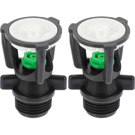 2pcs Gardening Irrigation Nozzles Practical 1/2 Hose Nozzle Durable Hose Sprayer (1/3)