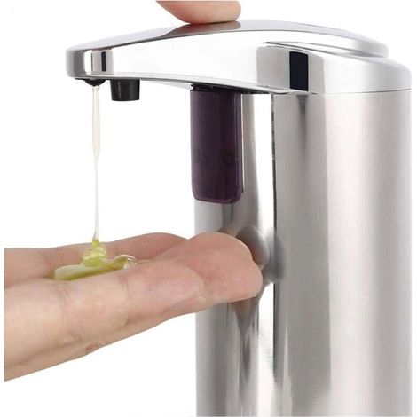 220ml Stainless Steel Sensor Soap Dispenser Automatic Sensor Soap Dispenser (1/4)