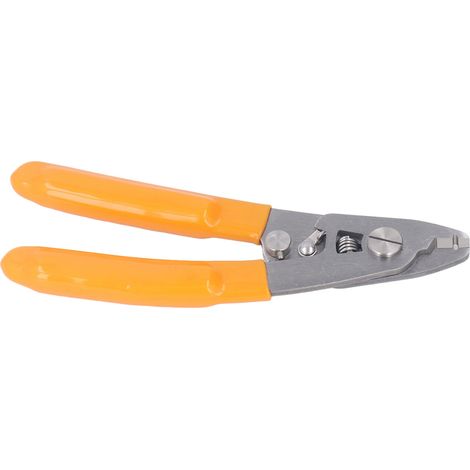 Pince à dénuder pour fibre optique avec clé hexagonale et pince à dénuder à 2 trous pour 125‑Revêtement de fibre de 250 μm 0,9‑Couche extérieure en queue de cochon de 3 mm (1/5)