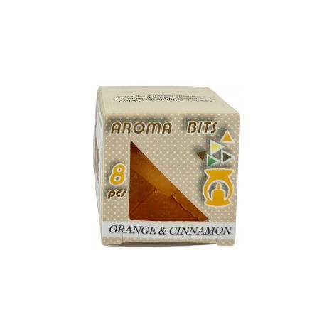 Cera aromática perfumada con naranja y canela (1/5)