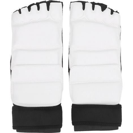 paire de protège-pieds de taekwondo, équipement de boxe et d'arts martiaux pour l'entraînement, pour hommes et femmes. (1/5)