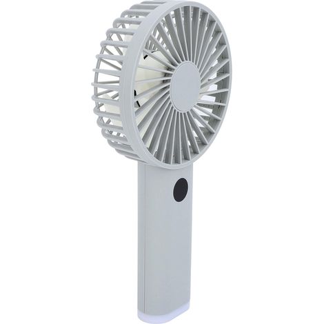 Für tragbaren USB-Ventilator mit 100 Geschwindigkeiten, Nachtlicht, tragbar, multifunktional, wiederaufladbar, kleiner elektrischer Ventilator für Camping, Büro, mit Geschwindigkeitsregelung (Eisgrün)