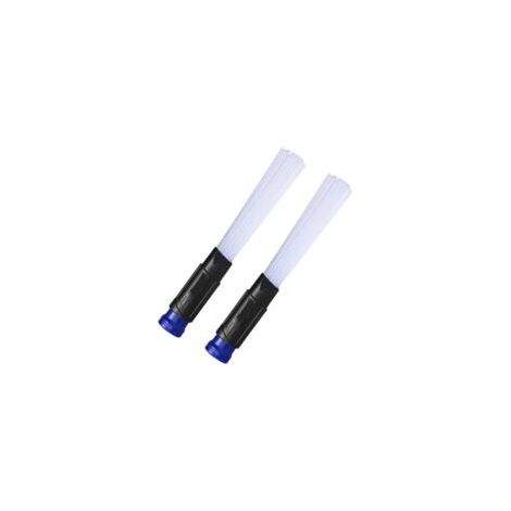 Pièces de têtes de brosse universelles pour aspirateur, brosse à poussière et saleté, petite brosse pour nettoyer la poussière, pour les grilles d'aération, les claviers, les tiroirs, la voiture, les (1/2)