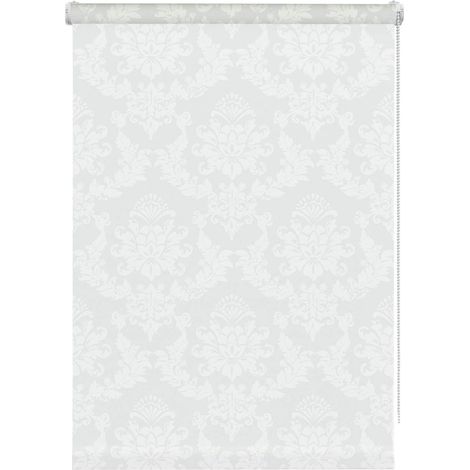 GARDINIA Tenda a mini rullo, Ornamentale, Fissaggio a incastro, Tenda da giorno, Opaca, Incl. materiale di montaggio, Bianco, 60 x 175 cm (1/4)