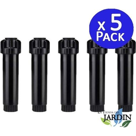5 Stück Hunter Bewässerungs Sprinkler 5,20 m Reichweite  5 cm Erhebungs-höhe, 12,7 cm Gesamthöhe, 1/2'' Gewinde