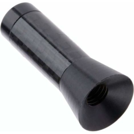 ZVD 1PC (Noir) Antenne Voiture en Fibre de Carbone, Antenne Auto Univers, Mini Court Antenne Radio Voiture de 3,5 cm pour la Suppression de L'électricité Statique, Amélioration du Signal AM/FM (1/4)