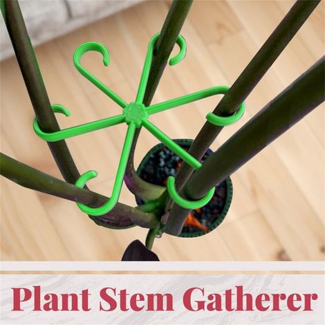 Clip Plastique Pour Plantes - Support Réutilisable Pour Tiges Et Lianes - Adapté Tomates, Raisins, Lianes Grimpantes - 4 Pièces (1/5)