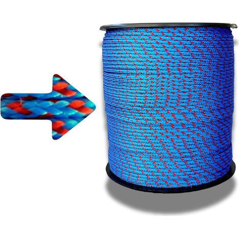 2 mm x 100 m geflochtenes Seil – Robustes Paracord, vielseitig einsetzbares Bindseil für Heimwerkerarbeiten, Gartenarbeit und Bootsleinen – Ideal für DIY-Projekte, Camping und Bushcraft – Hergestellt  (1/4)