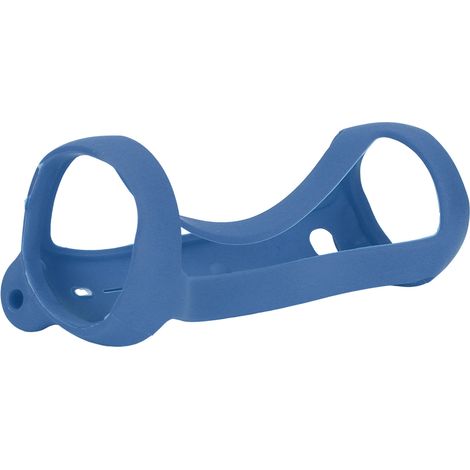 Étui de protection en silicone pour haut-parleur Flip5 avec bandoulière et mousqueton, bleu marine