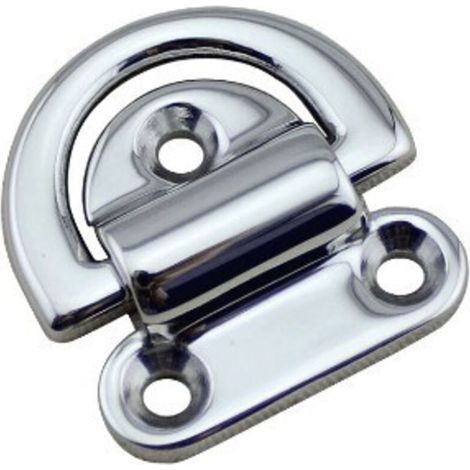 Loquet de porte en forme de D en acier inoxydable 316, anneau de traction, 6/8/10 mm, accessoires de quincaillerie marine et yacht, 6 mm 6 mm Loquet à anneau en forme de D en acier inoxydable 316.