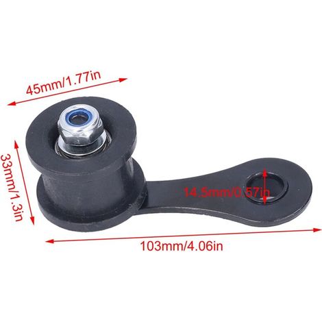 Kit tendicatena per moto, puleggia tendicatena, tendicatena con molla per moto da fuoristrada, quad e scooter. (1/4)